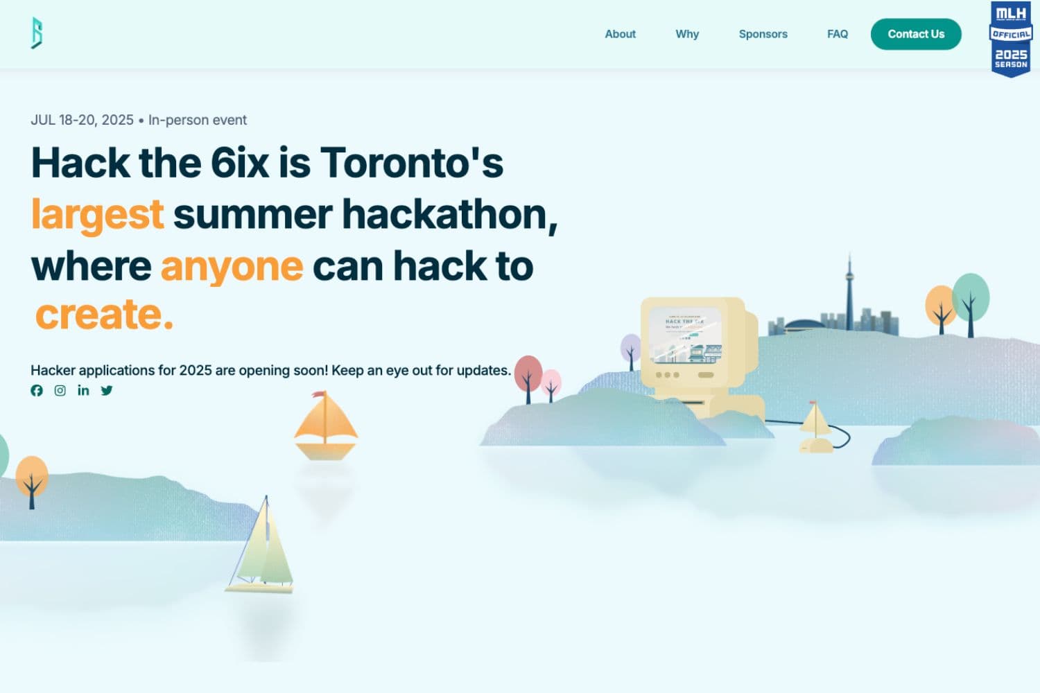 Hack the 6ix Website